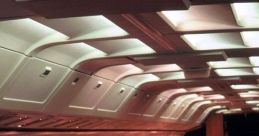 Interior view of a Boeing 707 jet aircraft showcasing retro seating and ambient lighting with passengers on board.