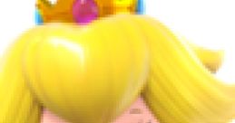 Princess Peach winks playfully, wearing her iconic crown and pink dress, a beloved character in Mario Kart Arcade GP DX.