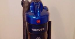 Hoover Velocity FX vacuum cleaner featuring a sleek blue design and easy-to-use controls for efficient cleaning.