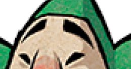 Tingle from The Legend of Zelda: The Wind Waker smiling, showcasing his iconic green attire and whimsical expression.