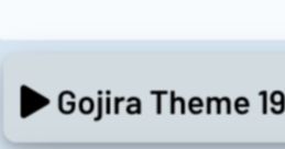 Music track selections for iconic films: Gojira 1954, Jurassic Park, and Star Wars. Perfect for movie enthusiasts.