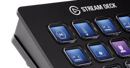 Elgato Stream Deck with customizable buttons for seamless streaming and production control. Perfect for content creators.