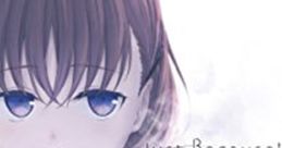 Cover art for "Just Because!" volume 1, featuring a girl with blue eyes and a contemplative expression, in a school uniform.