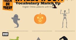 Halloween Lesson ID and vocab words