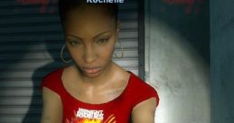 Rochelle from Left 4 Dead 2 ready for action, showcasing her confident stance and iconic "Jake Lover" shirt.