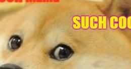 Doge meme featuring captions like "Such Meme," "Many Wow," and "Awesome," celebrating humorous internet culture.