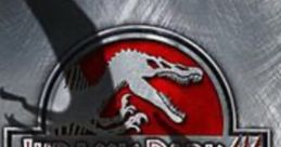 Jurassic Park III logo featuring iconic dinosaur imagery and dramatic visual effects, capturing the film's thrilling essence.