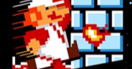 Cover art of Super Mario Bros for NES, featuring Mario in action against a brick wall with fireball, iconic retro gaming visuals.