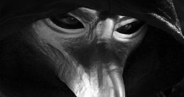 Mysterious figure with a plague doctor mask and hood, embodying eerie SCP themes of fear and the unknown.