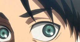 Close-up of an anime character with wide eyes expressing shock, capturing a quintessential anime gasp moment.