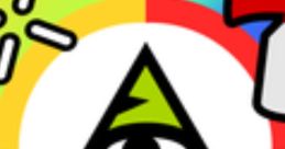 Colorful meme design featuring an iconic triangular eye symbol surrounded by vibrant shapes and music notes, trending in 2021.