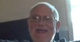 Cheerful elderly man smiling with arms raised, embodying the spirit of humorous and relatable Angry Grandpa Quotes.