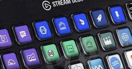 Elgato Stream Deck with customizable buttons for enhancing streaming workflows and creative tasks.