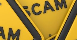 Yellow warning signs displaying "SCAM," highlighting caution against fraud and online schemes. Stay alert with FirmX news.