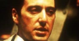 Al Pacino in a classic scene, showcasing his iconic style and intense expression, embodying cinematic brilliance.