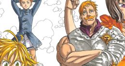 Vibrant illustration of characters from "The Seven Deadly Sins," showcasing their unique traits and adventures in Chapter 161.