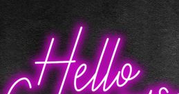 Vibrant neon sign saying "Hello Gorgeous" in pink on a dark background, perfect for motivational decor and greetings.