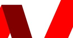 Bold graphic of the letter "V" in red tones, symbolizing strength and vigor in creative design or branding.