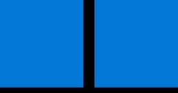 Windows 11 logo design featuring a vibrant blue background and bold black lines, representing a modern, sleek interface.