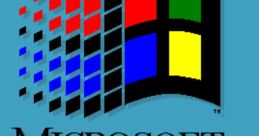 Microsoft Windows 3.1 logo featuring vibrant colors and retro design, showcasing the iconic operating system version.