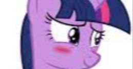 Twilight Sparkle looking flustered, channeling MLP vibes in "Dear Princess Celestia..." weird and lewd variations.