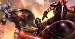 Dynamic scene showcasing characters in a Star Wars Roleplaying adventure, wielding blasters and lightsabers in battle.