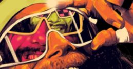 Colorful illustration of a charismatic character wearing shades, flashing a confident smile, perfect for Main Twitch Board content.