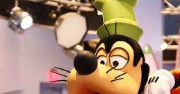 Goofy in his iconic outfit, showcasing his playful personality from Disney Magical World on 3DS. Family-friendly character fun!