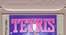 Tetris Game Boy cartridge featuring iconic falling blocks and vibrant graphics, perfect for retro gaming enthusiasts.