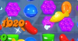 Colorful candies and fish symbols in Candy Crush Saga showcase score multipliers and exciting gameplay mechanics.