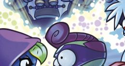 Plants vs. Zombies Heroes characters face off, showcasing vibrant art and intense rivalry between plants and zombies.