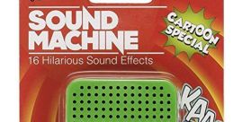 Cartoon sound machine featuring 16 hilarious sound effects, perfect for fun and games. Ideal for kids and parties.