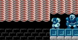 Mega Man navigating a challenging level in Mega Man Ultra (Hack), showcasing retro NES platforming action.