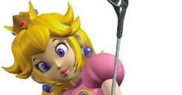 Peach - Mario Golf - Characters (Nintendo 64) Character from the Nintendo 64 game Mario Golf.