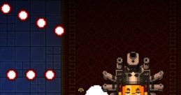 Battle against the Bullet King in Enter the Gungeon, featuring intense weapon effects on Nintendo Switch.