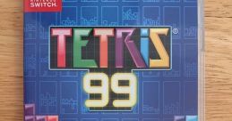 Tetris 99 game cover for Nintendo Switch, featuring a colorful puzzle battle royale experience for 99 players.