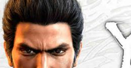 Kazuma Kiryu from Yakuza 6: Song of Life, featuring his iconic hairstyle and intense expression in stunning detail.