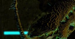 Gravemind from Halo 3, showcasing its ominous tentacles and eerie glow in a dark, atmospheric environment.