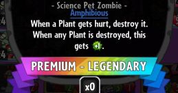 Zombot Sharktronic Sub (Sneaky) - Plants vs. Zombies Heroes - Zombie Cards (Mobile) Zombie Card from the Mobile game