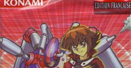 Jaden Yuki from Yu-Gi-Oh! Duel Links, showcasing iconic duel attire and combat robot features in vibrant colors.