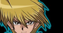 Joey Wheeler from Yu-Gi-Oh! Duel Links, featuring his iconic hairstyle and blue jacket, a fan-favorite playable duelist.