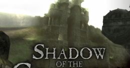 Shadow of the Colossus title screen featuring protagonist ready to face colossal foes on PS3.