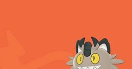 Meowth appears in dialogue, asking where to be sent in a vibrant orange background, reflecting Pokémon gameplay.