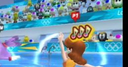Peach - Mario & Sonic at the London 2012 Olympic Games - Playable Characters (Team Mario) (Wii)
