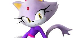 Blaze the Cat - Mario & Sonic at the London 2012 Olympic Games - Playable Characters (Team Sonic) (Wii) Playable Characters