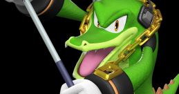 Vector the Crocodile - Mario & Sonic at the London 2012 Olympic Games - Playable Characters (Team Sonic) (Wii) Playable