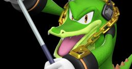 Vector the Crocodile - Mario & Sonic at the London 2012 Olympic Games - Playable Characters (Team Sonic) (Wii)