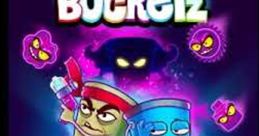 Colorful characters from "Bucketz" with various emotions, showcasing animated fun and adventure in mobile gaming.