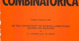 Cover of Combinatorica, Volume 2, Number 4, 1982, featuring research on random m-orientable graphs and digraphs.