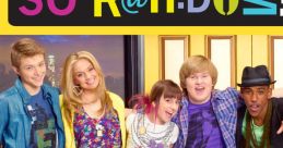 Cast of Disney's "So Random!" posing in colorful outfits, showcasing teen humor and entertainment moments.